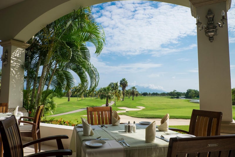 View of golf course from home