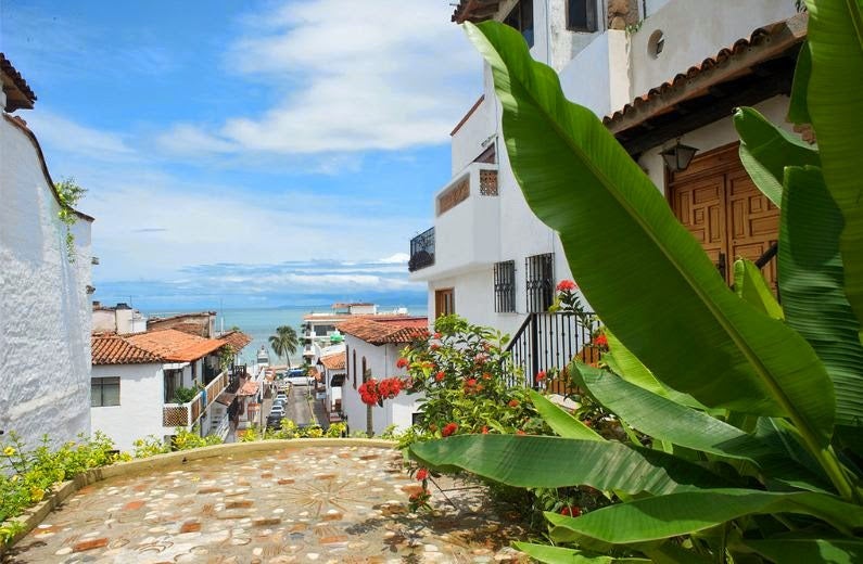 House and beach in Puerto Vallarta