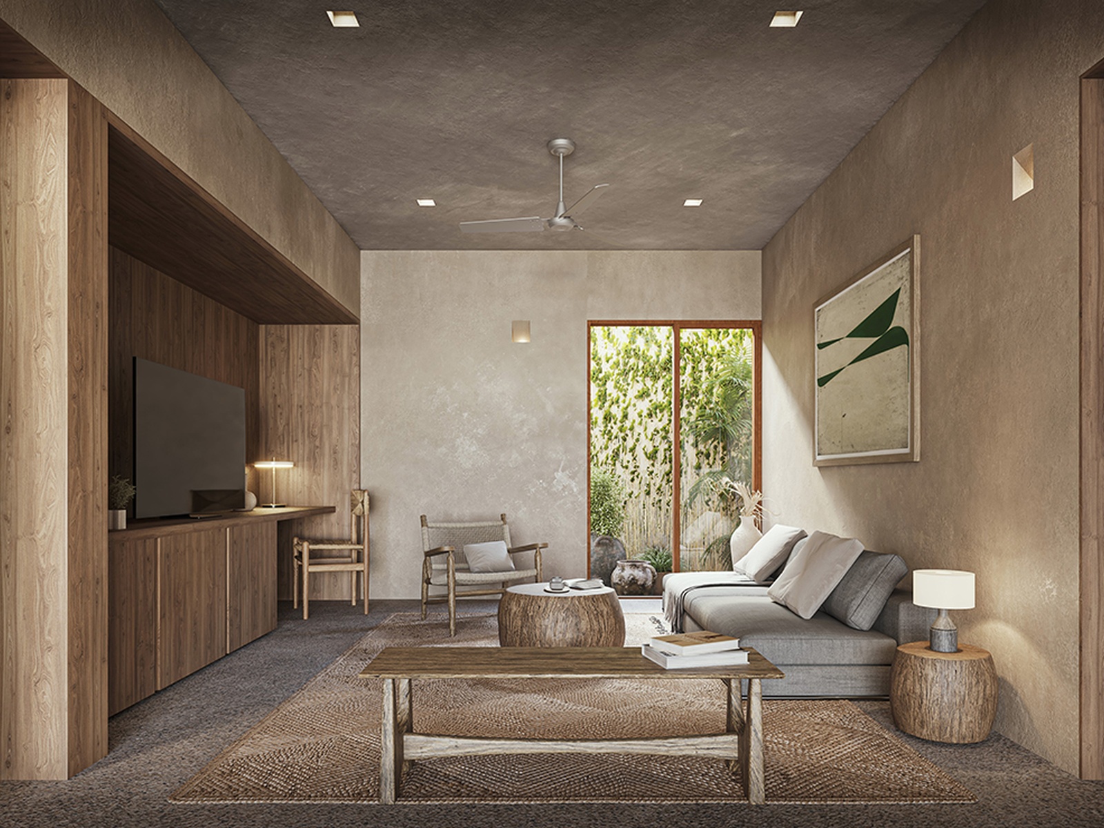 Aeheca living room render