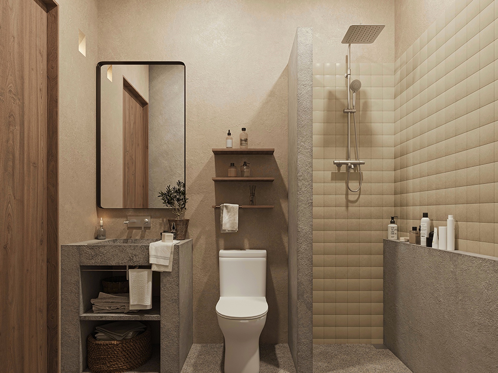 Aeheca bathroom render