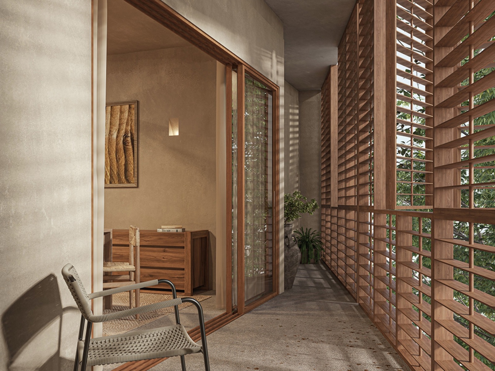 Aeheca balcony render