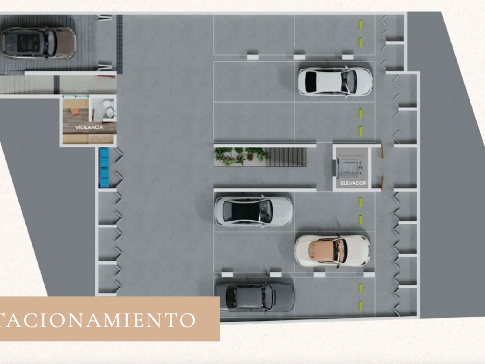 Aeheca parking level plan