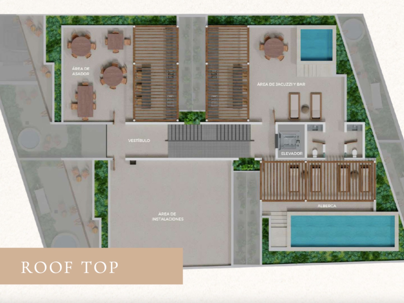 Aeheca rooftop floor plan