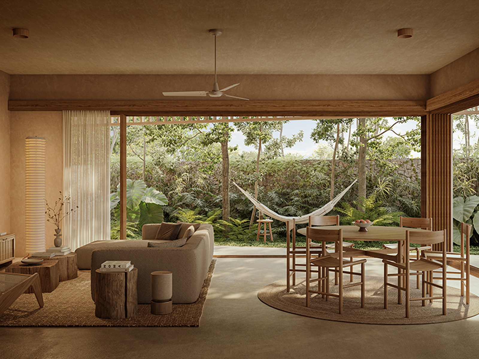 Mahari rooftop dining terrace render